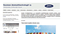 Desktop Screenshot of ammattiastrologit.net