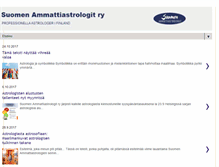 Tablet Screenshot of ammattiastrologit.net